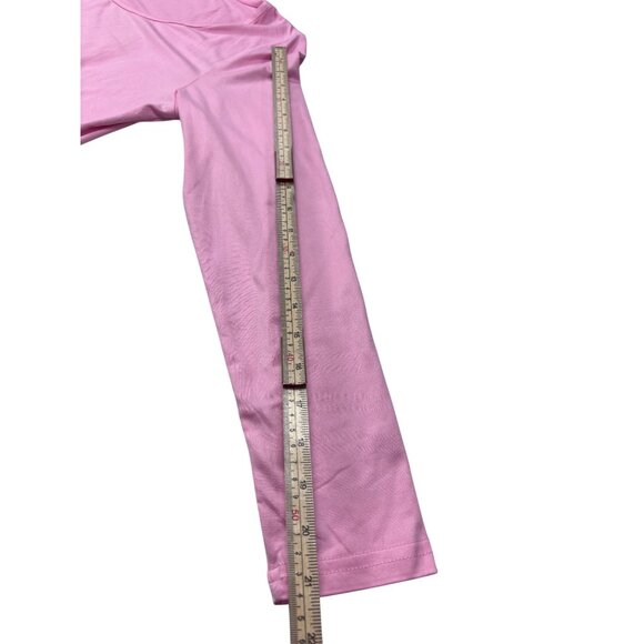 Womens Pink Long-Sleeve Scoop Neck Top By Ekouaer Size L Lightweight & Comfortab - Picture 10 of 10